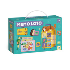 Настільна гра-лото "Збираємось у подорож" 301227, 32 фішки DoDo Toys