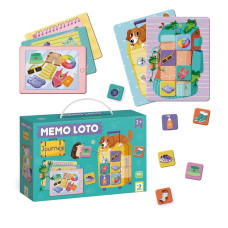 Настільна гра-лото "Збираємось у подорож" 301227, 32 фішки DoDo Toys