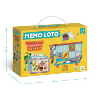 Настільна гра-лото "Супермаркет" 301228, 32 фішки DoDo Toys