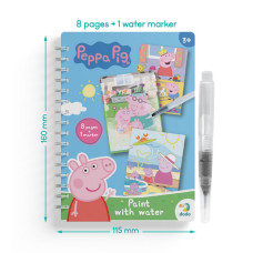 Дитяча водна розмальовка "Pig" 200645, 8 сторінок DoDo Toys