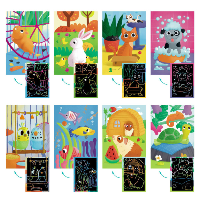 Дитячий набір для творчості "Домашні тварини" 300490 DoDo Toys