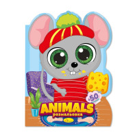 Дитяча книжечка розмальовка "Animals"РМ-83-06, 12 сторінок Апельсин