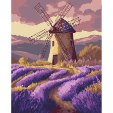 Картина за номерами "Млин у сутінках"©arttem_illustration 11089-AC 40х50 см Art Craft