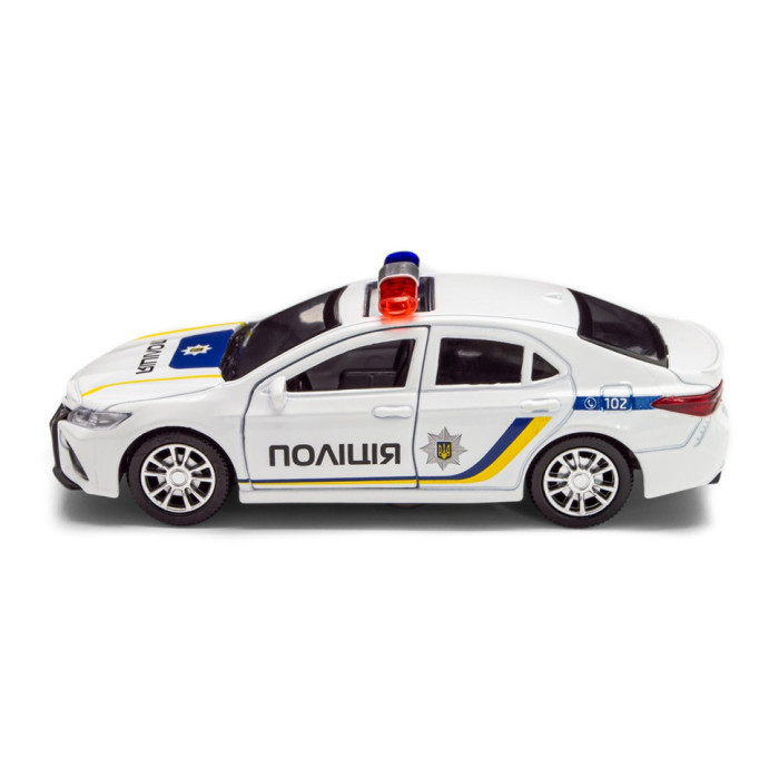 Автомодель дитяча Toyota Camry Поліція TechnoDrive KM250416 масштаб 1:43 TechnoDrive