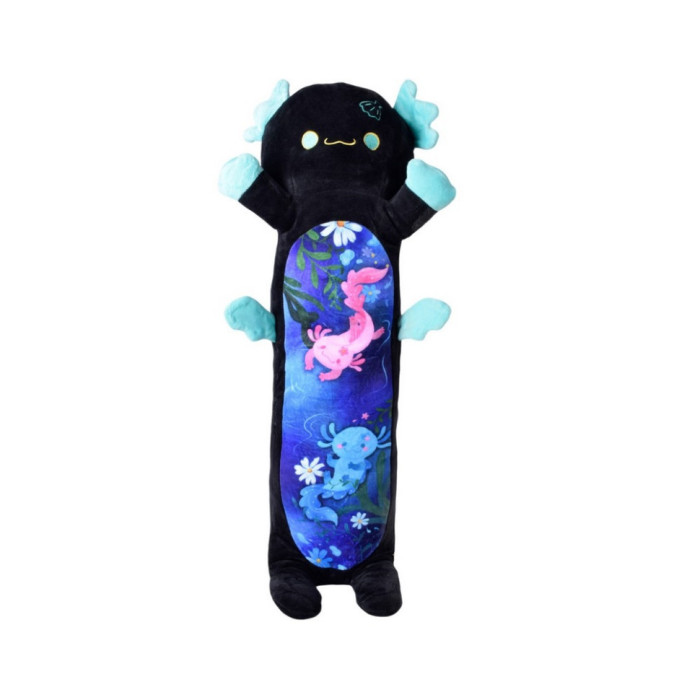 М'яка іграшка-подушка "Аксолотль-батон" HKF2206(Black) розмір 100 см Bambi