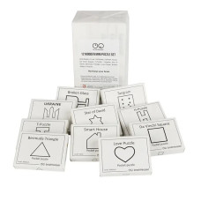 Набір дерев'яних головоломок "Wooden mini puzzle set"Заморочка 12en Заморочка