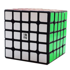 Головоломка Кубик Рубіка QiYi MofangGe 159black 5х5 з наклейками QiYi MofangGe