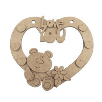 Заготовка для декорування "Love you-3" FDPO-133 Fabrika Decoru