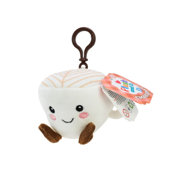 М'яка іграшка-брелок "Кава Латте" PLC25091, розмір 8 см Plush and Co