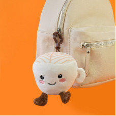 М'яка іграшка-брелок "Кава Латте" PLC25091, розмір 8 см Plush and Co