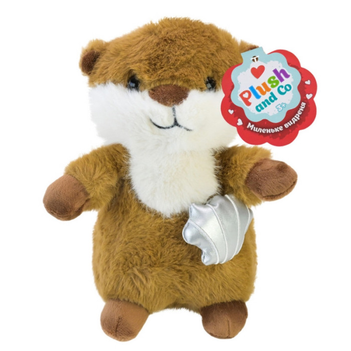 Дитяча м'яка іграшка "Видреня" PLC25008-5, 15х20х22 см Plush and Co