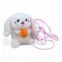 М'яка іграшка-тримач для телефону PLC25005(White) 9х8х11 см Plush and Co
