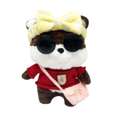 М'яка іграшка "Песик" K0201(Brown) одяг в асортименті, 30 см Bambi