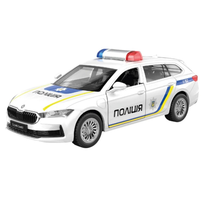 Дитяча автомодель "Skoda superb поліція" TechnoDrive 250947 масштаб 1:43 TechnoDrive