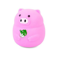 Дитяча іграшка-антистрес "Свинка" MS 3950(Pink) з борошном, 8 см Bambi