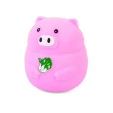 Дитяча іграшка-антистрес "Свинка" MS 3950(Pink) з борошном, 8 см Bambi