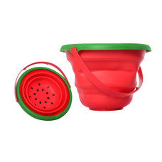 Дитяче іграшкове складане відерце "Фрукти" 6911N(Red) червоний Bambi