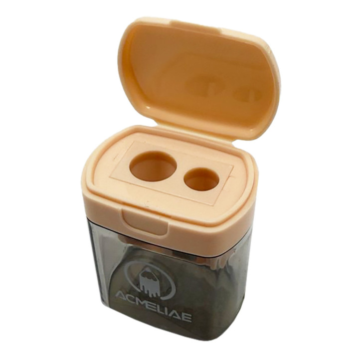 Точилка подвійна для олівців Acmeliae SP-001(Beige) Bambi