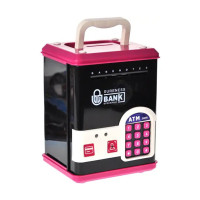 Дитяча скарбничка-сейф WF-3015H(Pink) музика, світло, пароль, імітація відбитка YG Toys