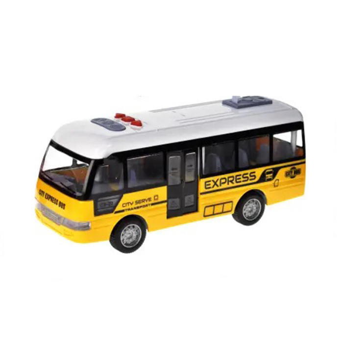 Дитячий інерційний автобус YM-9907F(Yellow) 19х6,5х8 см YG Toys
