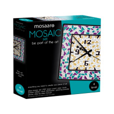 Набір для творчості скляна мозаїка "Годинник" MA4002, 4 рівень Mosaaro