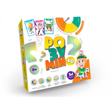 Розвиваюча настільна гра "Розумій-ка" GRZ-01-01U укр. мовою Danko Toys