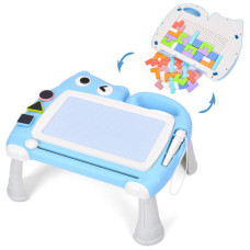 Магнітна дошка для малювання "Котик" 2 в 1 QY228(Turquoise) тетріс, пазли Bambi