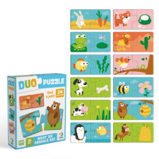 Дитячий пазл "ДУО-Хто що їсть" 300691, 24 елемента DoDo Toys