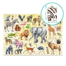 Дитячий пазл "Тварини Сафарі" 300637, 200 елементів DoDo Toys
