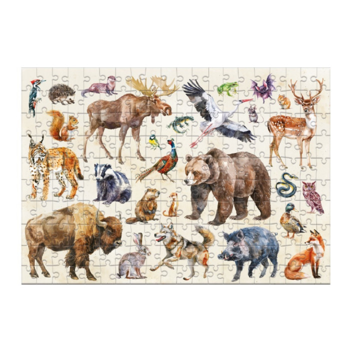 Дитячий пазл "Лісові тварини" 300638, 200 елементів DoDo Toys