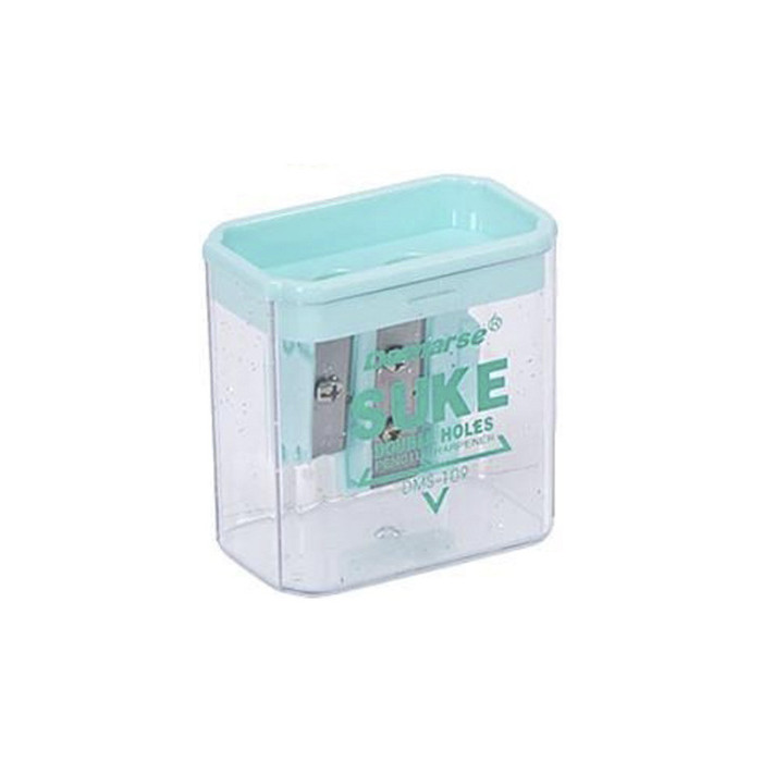 Точило подвійне DAIMARSE DMS-109(Turquoise) бірюзовий, 4,8х5х3 см Bambi