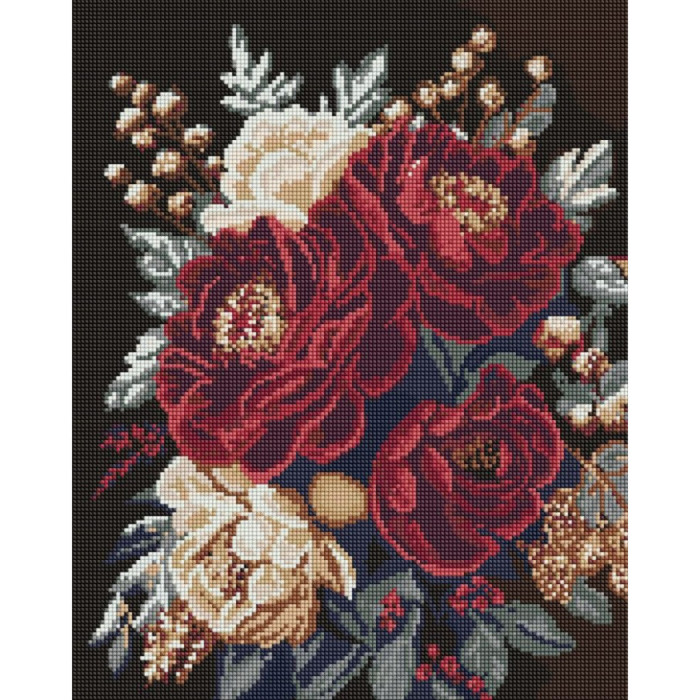 Алмазна мозаїка "Квітковий спокій"©art_selena_ua AMO20045, 40х50 см Идейка