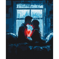 Картина за номерами "Серця, що з'єднались" BS54219, 40х50 см Brushme