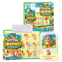 Дитяча інтерактивна книга "Пригоди на Фермі" 74461 українська мова Wtoys