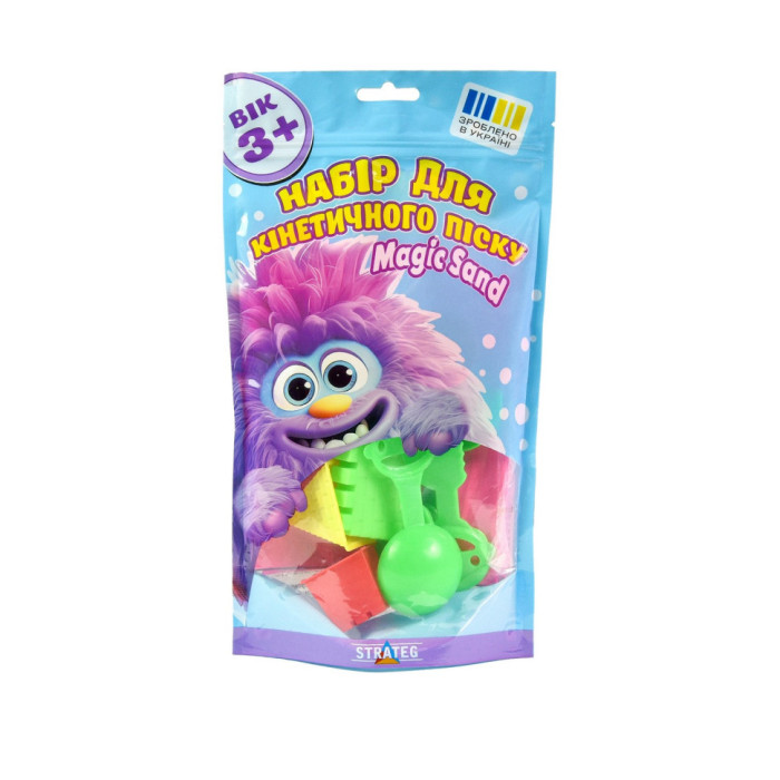 Набір для кінетичного піску "Magic Sand" 30881 формочки для піску Strateg