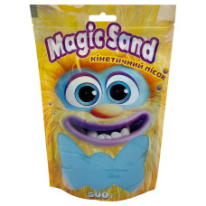 Креативна творчість "Кінетичний пісок Magic sand" 39403-3 блакитний 500 грам Strateg