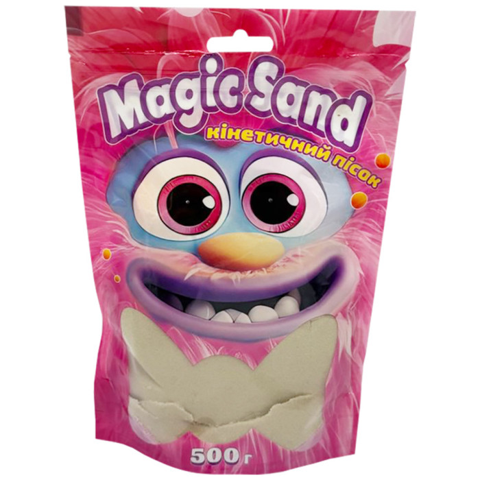 Креативна творчість "Кінетичний пісок Magic sand" 39403-1 класичний 500 грам Strateg