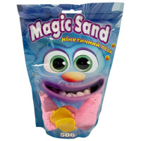 Креативна творчість "Кінетичний пісок Magic sand" 39403-8 рожевий 500 грам Strateg