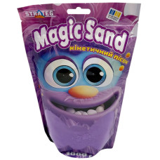 Креативна творчість "Кінетичний пісок Magic sand" 39404-4 фіолетовий 1 кг Strateg