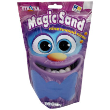 Креативна творчість "Кінетичний пісок Magic sand" 39404-9 синій 1 кг Strateg