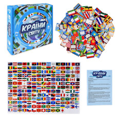 Карткова гра "Країни світу" 30952 інструкція, 220 карток Strateg