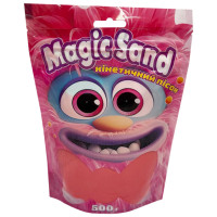 Креативна творчість "Кінетичний пісок Magic sand" 39403-6 червоний 500 грам Strateg