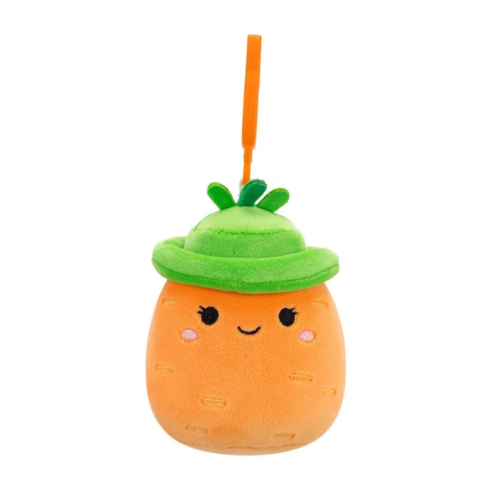 М'яка іграшка на кліпсі Морквина Кароліна Squishmallows SQCP00462, 9 см Squishmallows