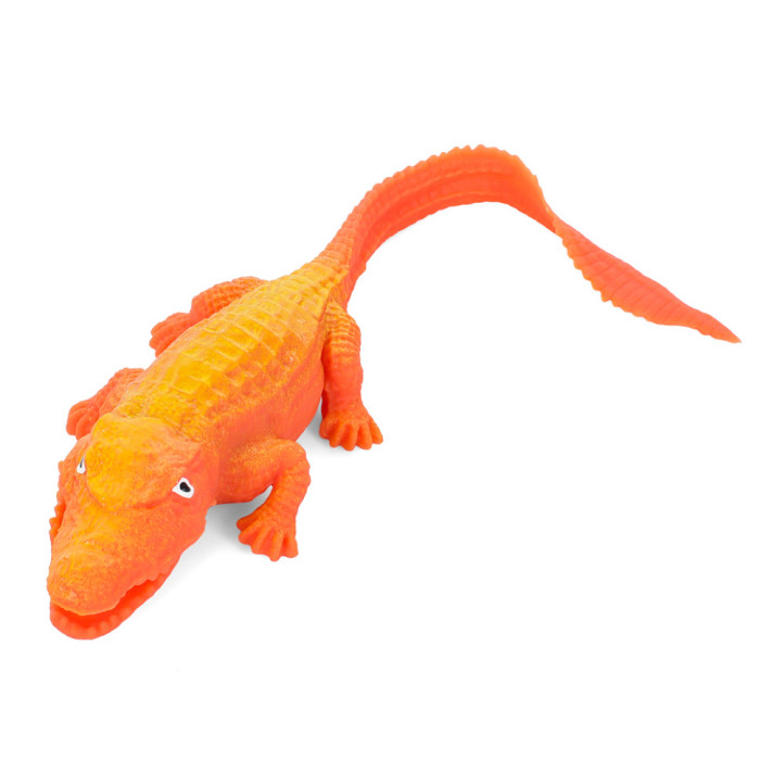 Дитяча іграшка-антистрес "Крокодил" SQ-18(Orange) розмір 24 см Bambi
