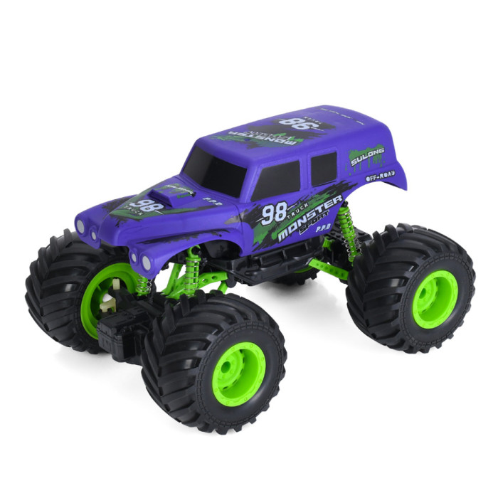 Джип на радіокеруванні "Monster" SL-334A надувні колеса, масштаб 1:20 Sulong Toys