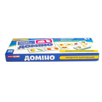 Дитяча настільна гра "Доміно. Продукти харчування" 10109169, 28 карток Ranok Creative
