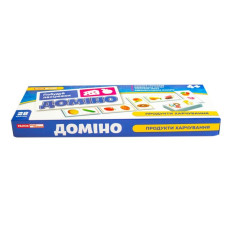 Дитяча настільна гра "Доміно. Продукти харчування" 10109169, 28 карток Ranok Creative
