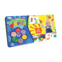 Дитячі пальчикові фарби моя перша творчі сть 6785dt, 4 кольори Danko Toys