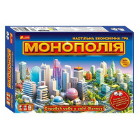 Настільна економічна гра Монополія 10120186 ігрове поле, картки, фішки Ranok Creative