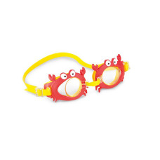 Окуляри для плавання 55610(Crab) червоний, OSFM Intex